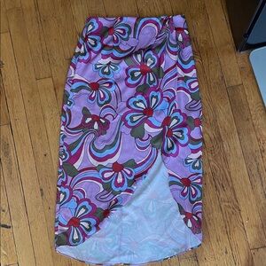Urban Outfitters Multicolor Floral Swim Sarong